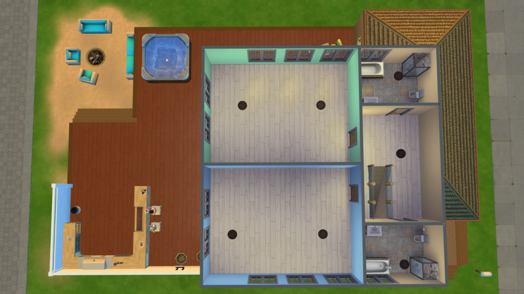 2nd level floor plan (children's rooms)